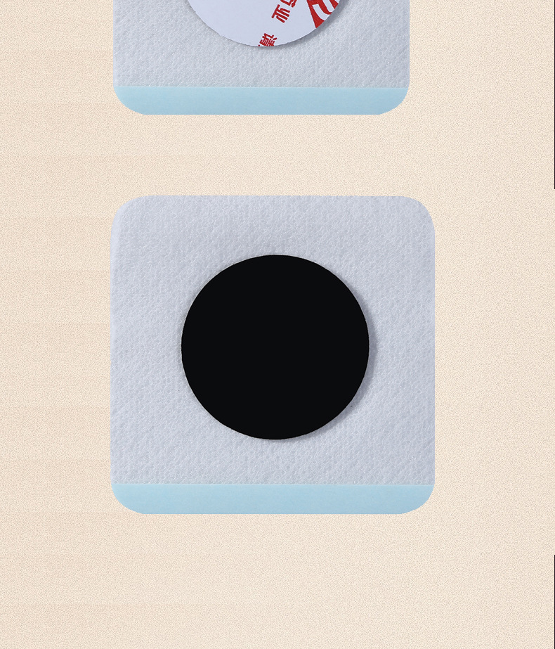 Men's Prostate Navel Patch Warming Herbal Plaster 7x7cm Self-Heating Far Infrared Support in use