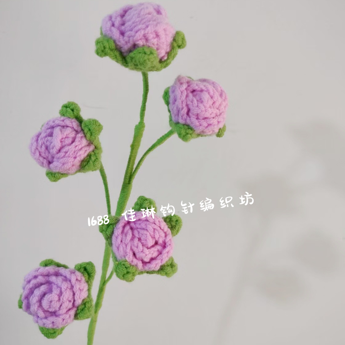 버블로즈 5송이~연꽃색