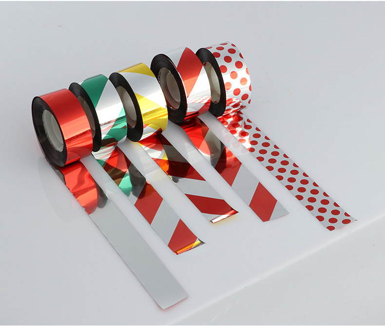 Bird Scarer Colorful Ribbon Flash Ribbon for Bird Deterrent Outdoor Orchard Rainbow Laser Bird Chaser