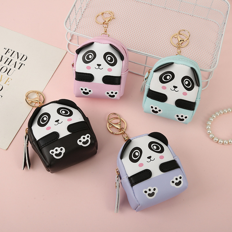 Fashion Cute Panda New Coin Cosmetic Storage Bag Mini Wallet display picture 1