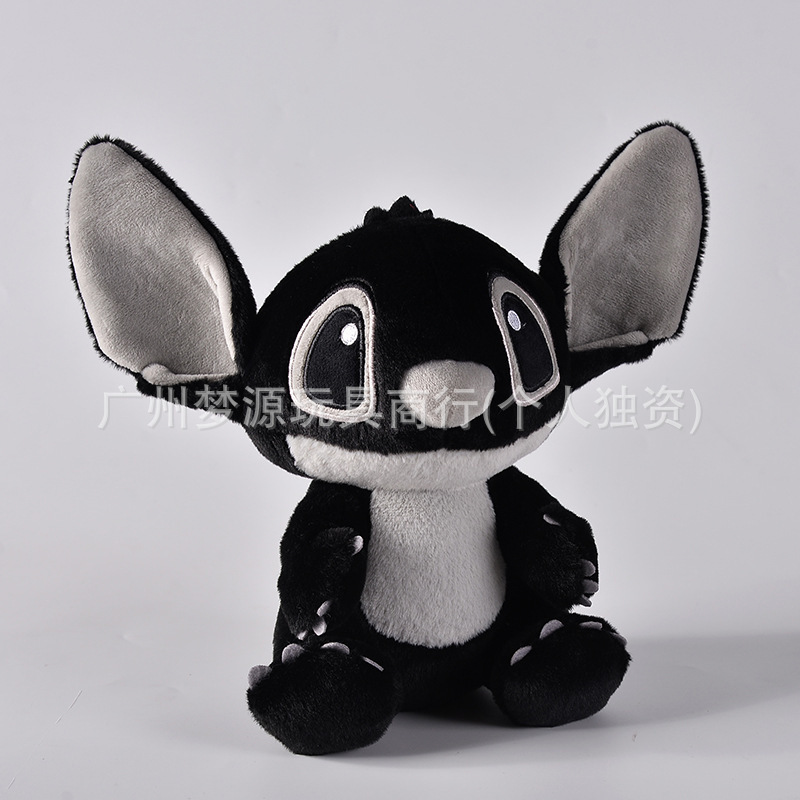亚太版暗黑史迪仔毛绒玩具黑色星际宝贝公仔史迪奇摆件玩偶Stitch|undefined
