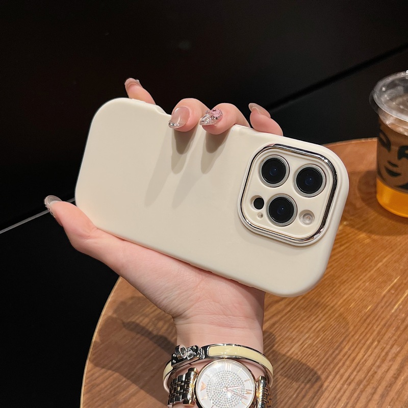 小胖妹纯色手机壳适用iphone苹果17精孔马卡龙保护套肤感防摔全包|undefined