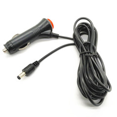 Switch-controlled 3-meter long cigarette lighter plug cord car audio DC connection cable car power extension cord