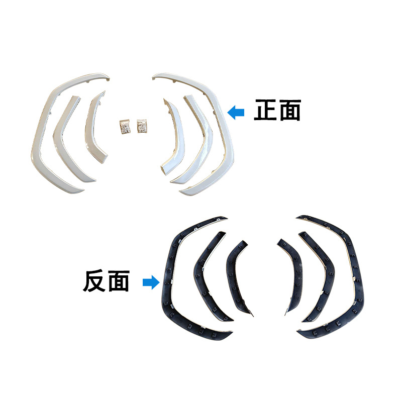 Suitable for 2021-2025 Toyota Land Cruiser Wheel Arches Lc300 High-End Original Car Front and Rear Narrow Body Wheel Arches