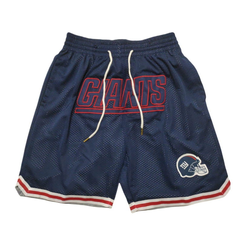 Шорты (JD) в стиле MLB/NFL, с вышитыми логотипами, лёгкие и дышащие, S–XXL