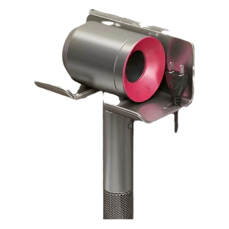 Secador de pelo de almacenamiento rack ventosa rack de almacenamiento ponche-libre baño Secador de pelo rack baño multi-funcional rack de almacenamiento