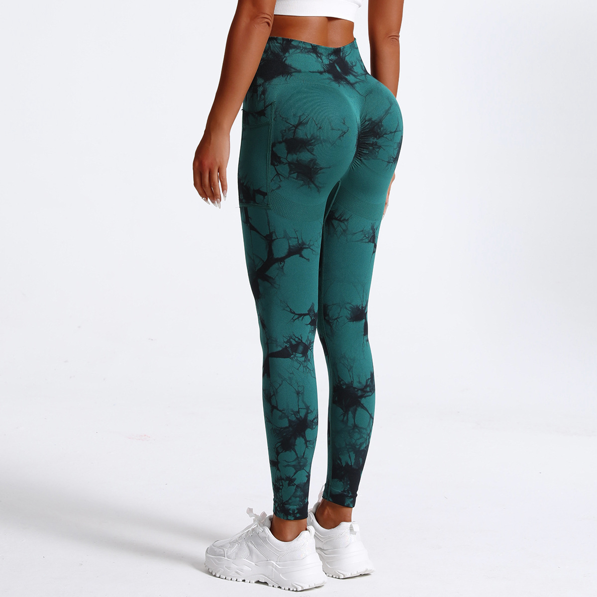 Tie - Dye negro y verde