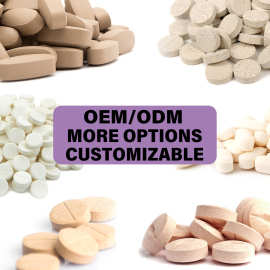 柠檬酸钙镁锌片外贸跨境复合B族维生素压片钙铁锌维D咀嚼片代工