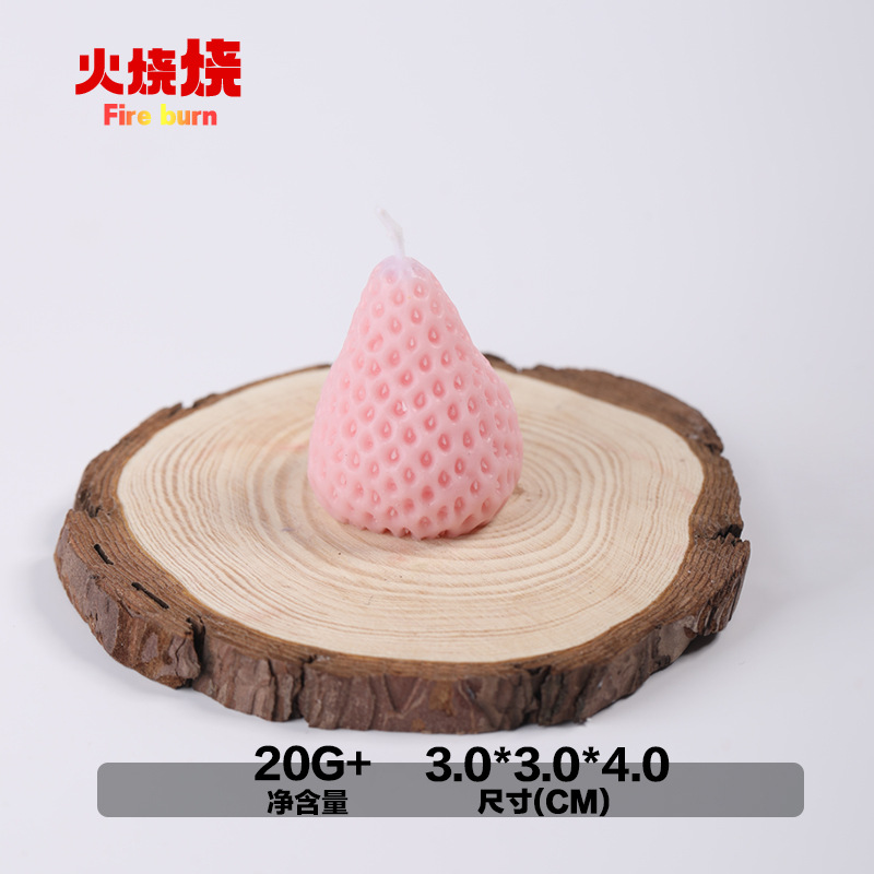 Velas de bananas, props de disparo de fresa, velas de baja temperatura, DIY, adornos, adornos creativos, perfume al por mayor.