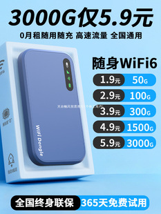 2024 new mobile network wi-fi6 portable wireless wifi portable national universal high-speed Internet access