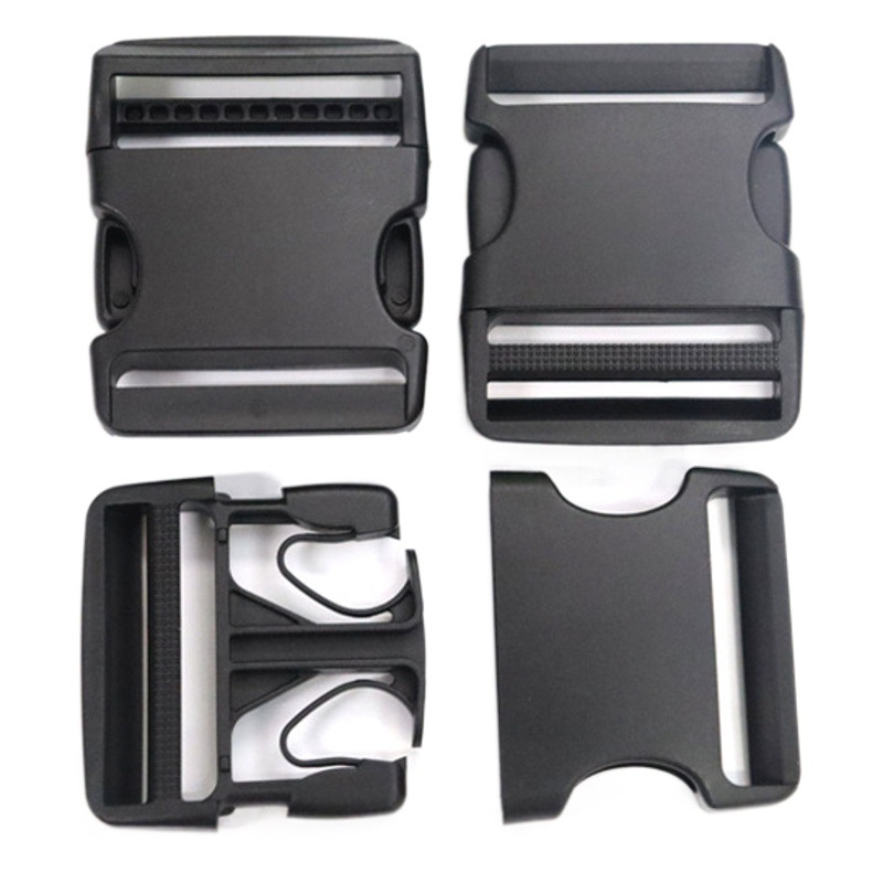 Hebilla de plástico de alta calidad de 5.1 cm, accesorios de plástico resistentes a la tracción para equipaje, hebilla de ajuste para correa de bolso.