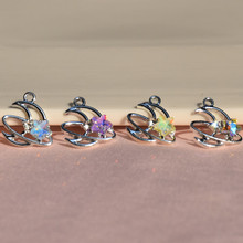 个性ins镂空星星月亮小挂件DIY手工自制耳饰手链吊坠材料配件批发