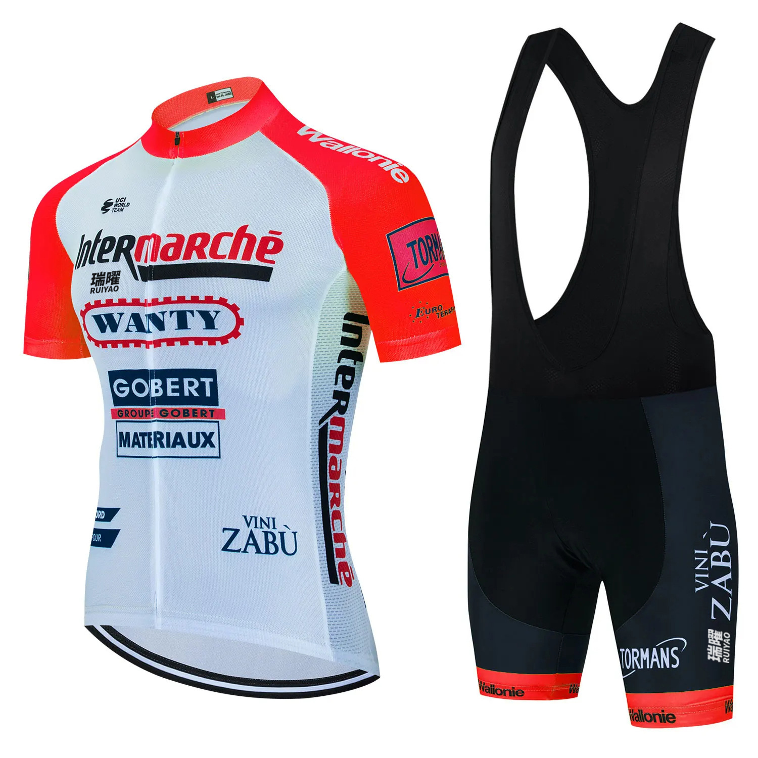 2024 Tour de France Team Clothing Spring and Summer Men's Road Car High Elastic Quick Dry Breathable Cycling Clothing Bicycle Clothing