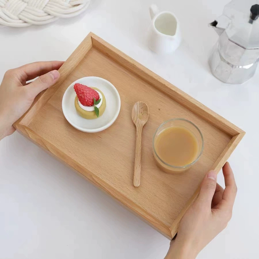 Бамбуковый поднос деревянный поднос для закусок чайный сервиз поднос для хранения деревянный Ресторан отеля бамбуковый поднос