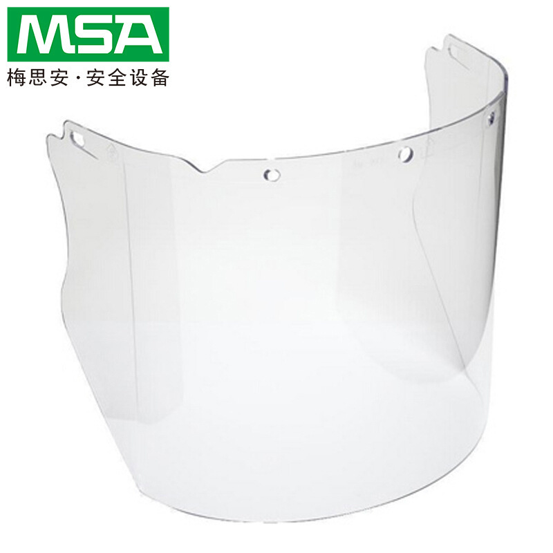 MSA/梅思安10115836 PC材质透明防护面屏 头戴式防飞溅面屏
