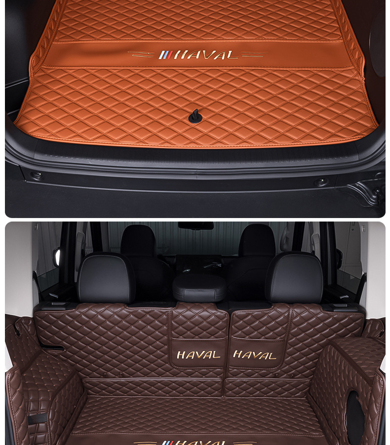 Suitable for 25 Models of Haval Raptor Trunk Mats, Fully Enclosed Raptor Interior Modification Special Car Trunk Mats