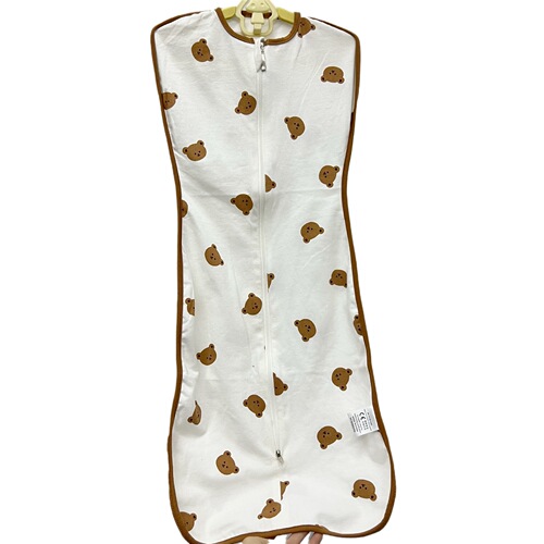 Ins style cartoon pure cotton infant sleeping bag baby all-season universal newborn sleeveless vest children's anti-kicking quilt