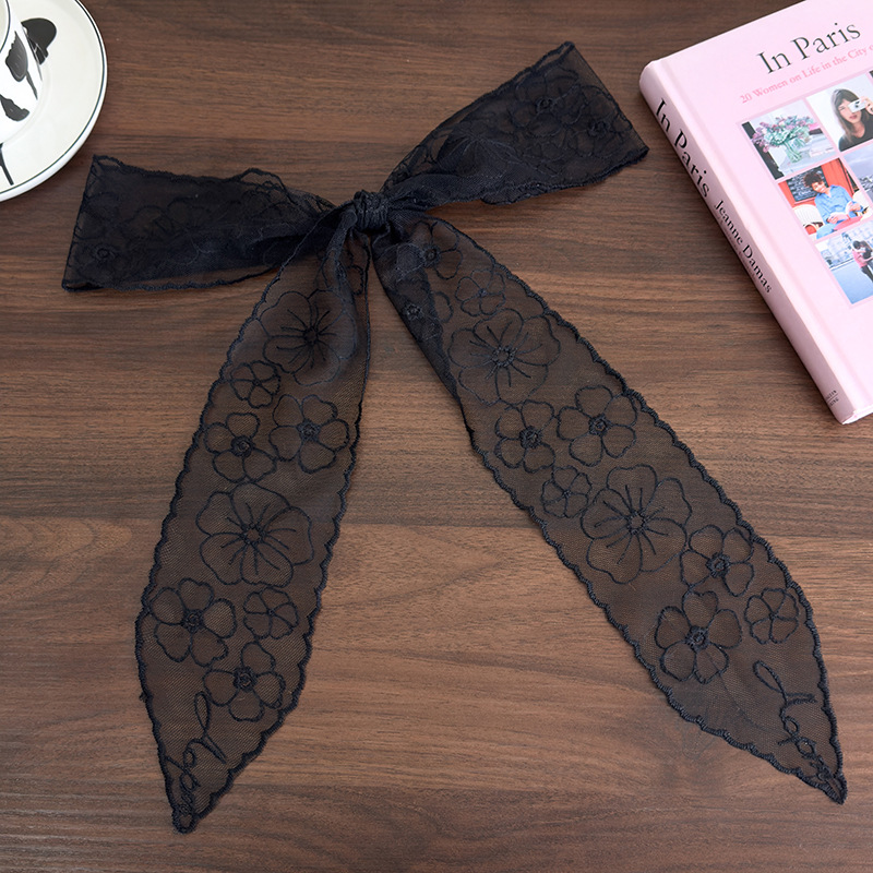 26484M 黑色大花朵