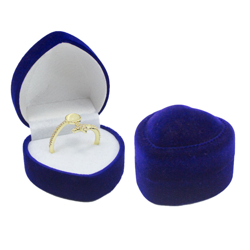 Melocotón pequeño de alta gama con exterior azul e interior blanco; 48*43*35mm