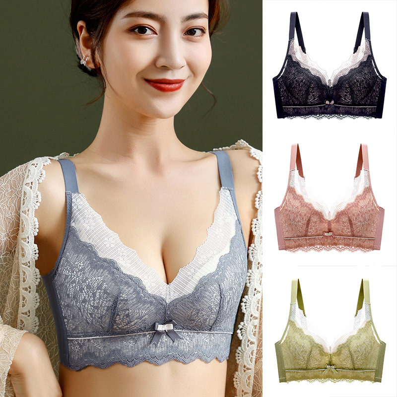 Бюстгальтер без косточек, бюстгальтер пуш-ап, кружевной сексуальный комфортный бюстгалтер