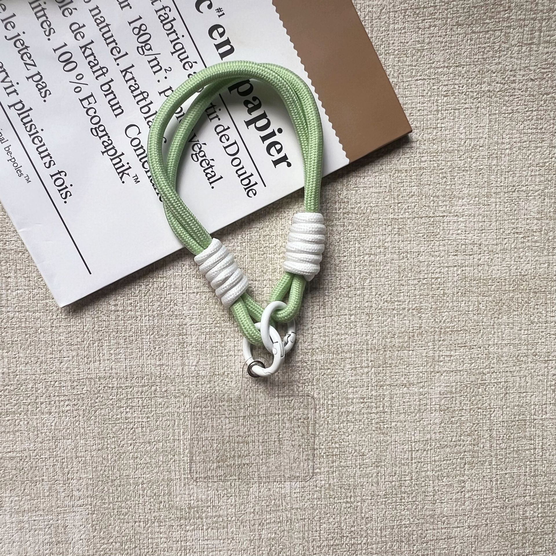 더블링[팔찌-그린] + 투명사각개스킷