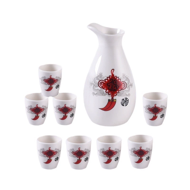 Ceramic wine set, wine dispenser, Birthday gift