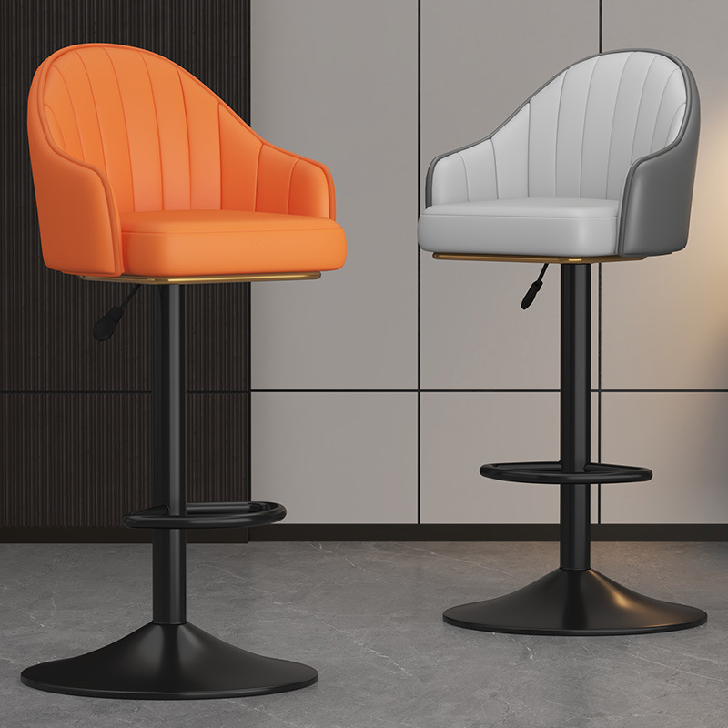 Bar Chair High Stool Lift Rotating Home Modern Simple Bar Chair Cashier Front Desk Backrest Chair Bar Stool
