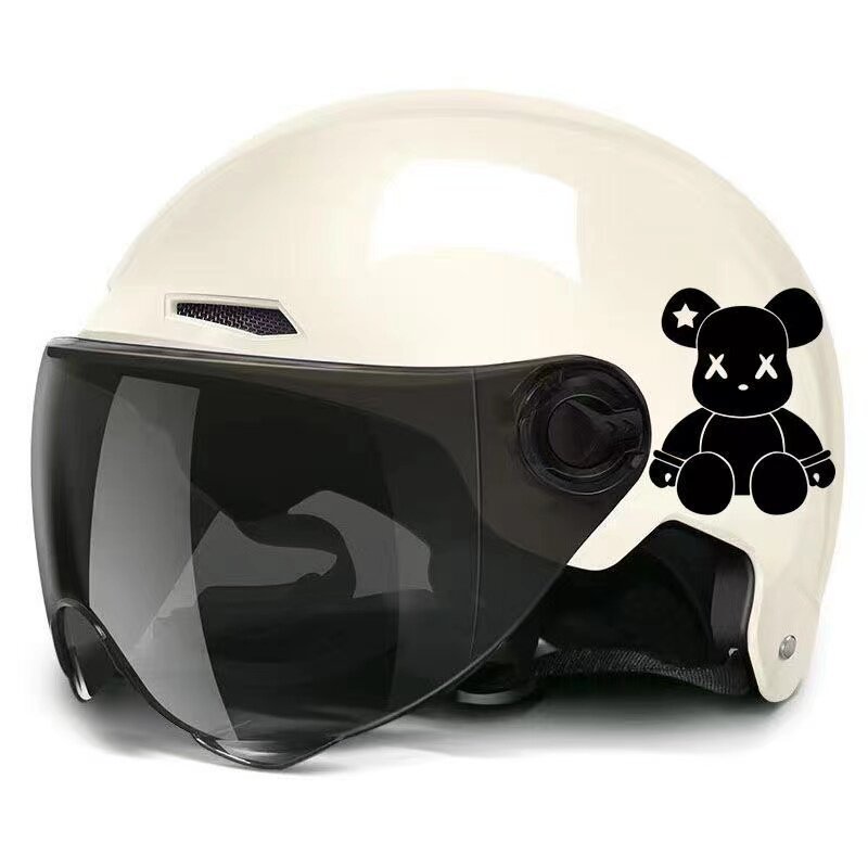 New national standard certified electric motorcycle helmet for men and women, sun protection, suitable for summer and all seasons, universal safety helmet
