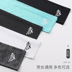 Summer Sun Protection Ice Silk Face Mask Outdoor Sports UV Blocking Triangle Scarf Sunshade Breathable Sweat Wicking Men Seamless Headband
