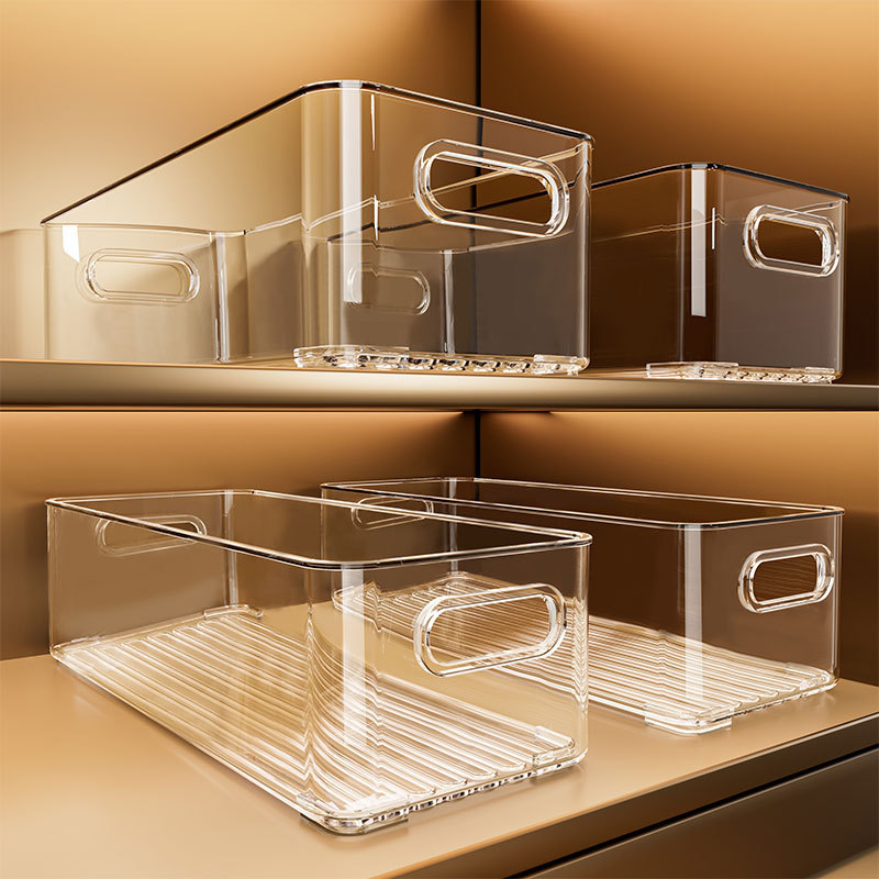 Acrylic Storage Box Desktop Rectangular Transparent Long Narrow Organizer for Miscellaneous Items, Socks, and Small Objects Drawer Divider Box Acrylic Storage Box Desktop Rectangular Transparent Long Narrow Organizer for Miscellaneous Items, Socks, and Small Objects Drawer Divider Box