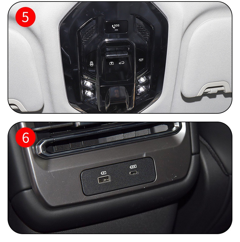 25 Jietu Shanhai T1 Center Console Gear Interior Stickers Car Accessories Modified Special Paint Transparent Tpu Protective Film