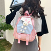 Children's cartoon cute nylon backpack for early age, school bag for leisure, 2023 collection, for secondary school