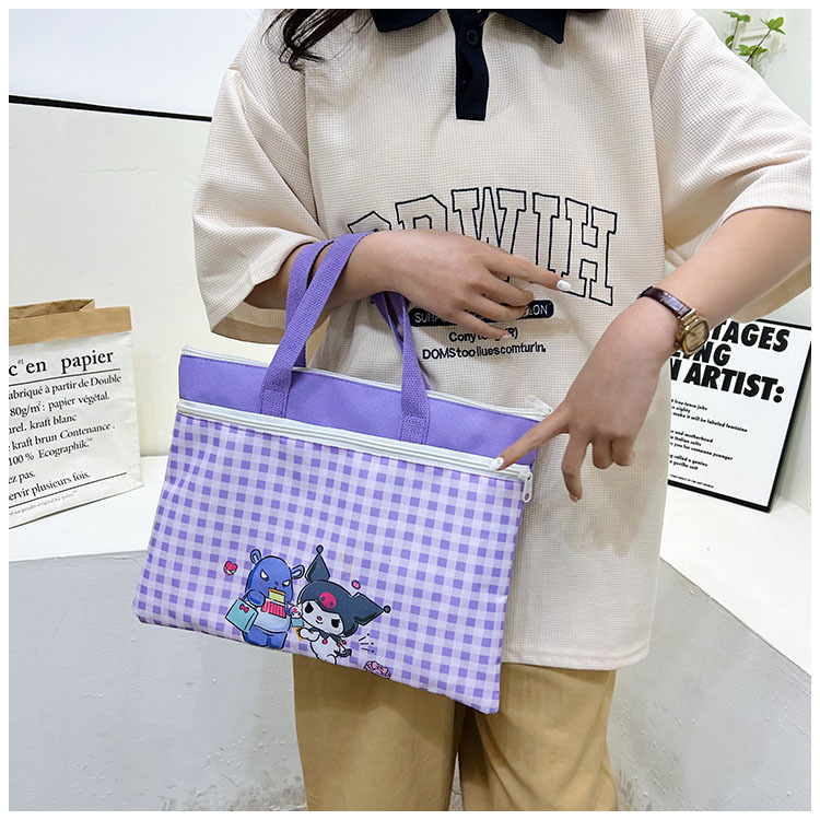 The new Spring 2024 Stardelo minimalist cartoon large-capacity student handbag, study materials and tutorial bag undefined