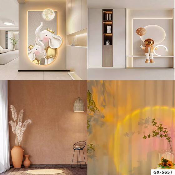 3D Room Background Cloth Decoration New Simple Live Room Scene Photography Advanced Sense Live Background Cloth