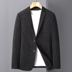 Spring and Autumn New Men's Casual Suit Business Casual Suit Jacket Young and Middle-aged Slim-fit Single Western Top LL2363