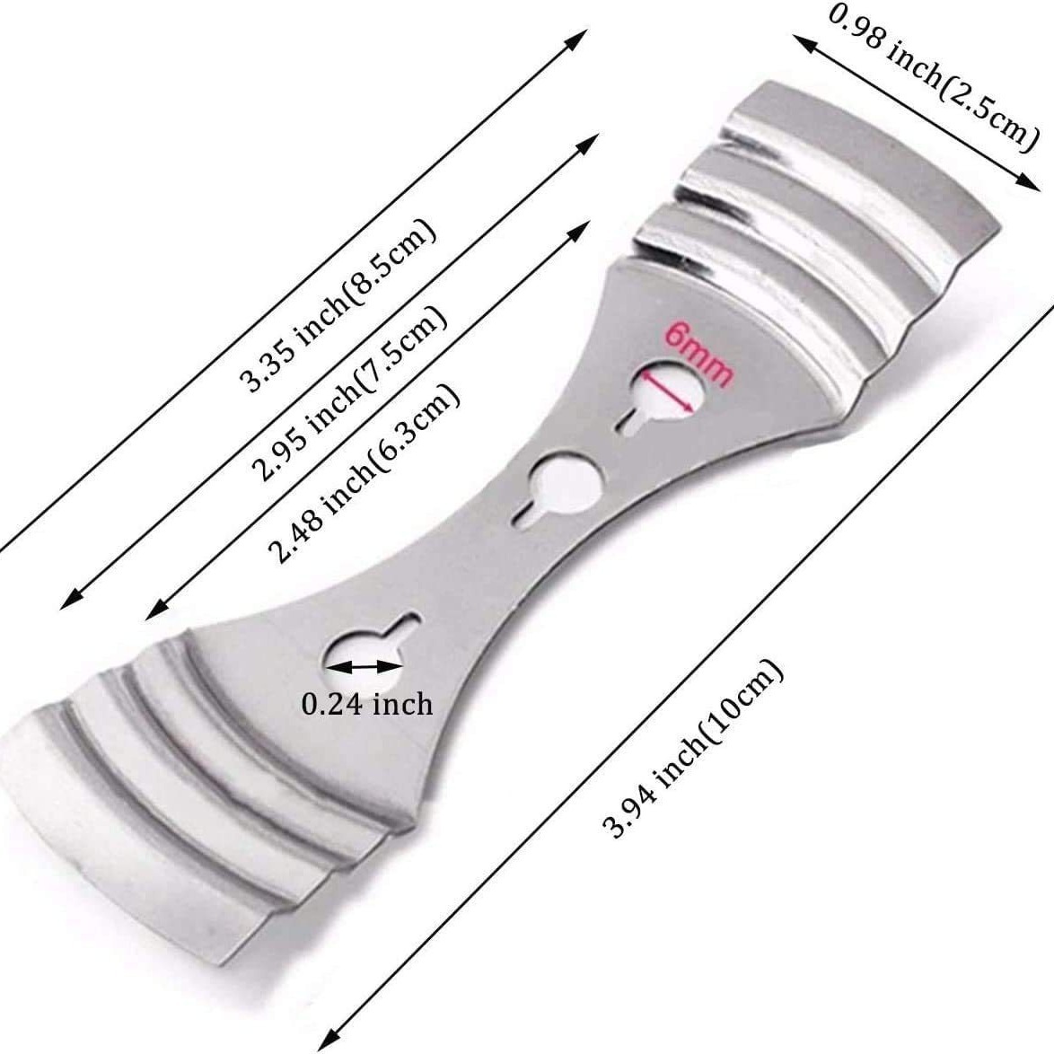 Soporte de mecha de vela de tres agujeros en stock, suministro directo de fábrica