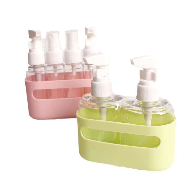 詰め替えボトル旅行セット化粧品ボトルプラスチックボトル家庭用ローションボトルシャンプースプレーボトルセット携帯用収納|undefined