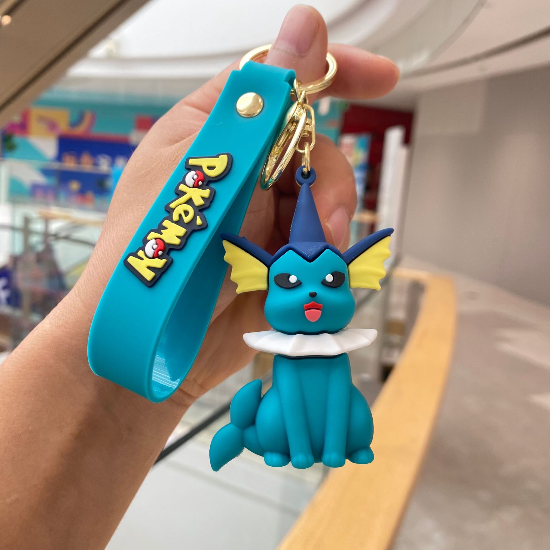 Dibujos animados Pikachu llavero Segunda Generación EBU muñeca clave colgante accesorios del coche lindo regalo de la muñeca al por mayor