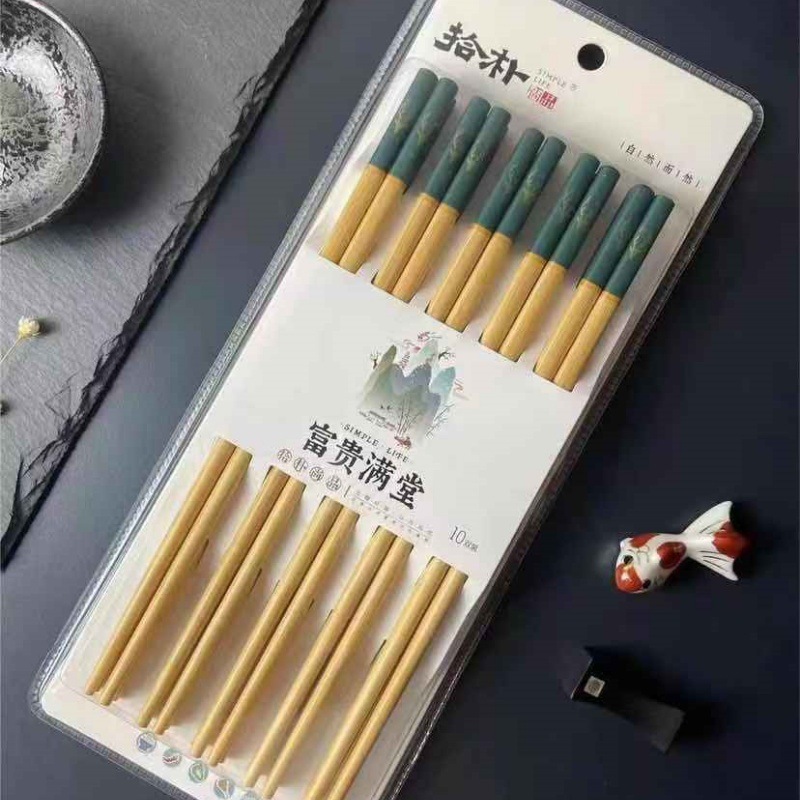 卸売り家庭用食事箸炭化光板箸商用ホテル専用竹箸ファストフード碗竹製箸|undefined
