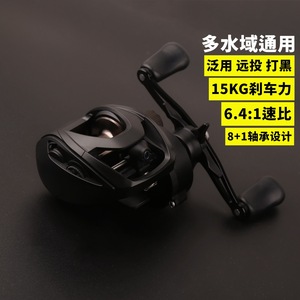 加强型加宽铜齿水滴轮打黑大物轮海钓防海水远投雷强轮远投轮路亚