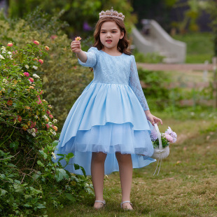 2024���R�d�羳��ͯ�Y���L���ٽz����ȹ�Y����β��kids dress�rƤ