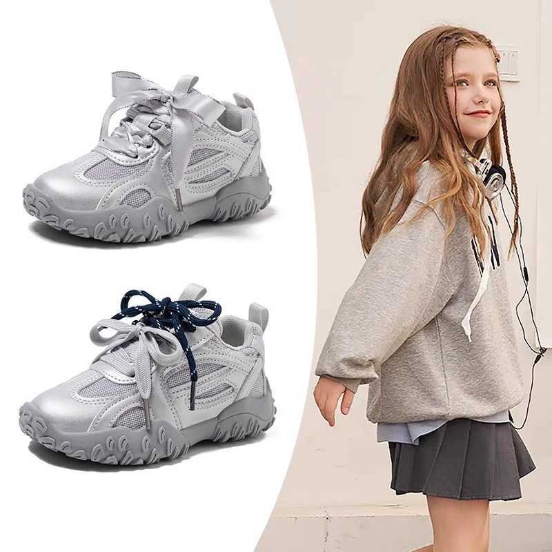 Детская спортивная обувь Весна и Осень Новый 2025 для девочек нескользящая немецкая тренировка обувь для мальчиков повседневная обувь