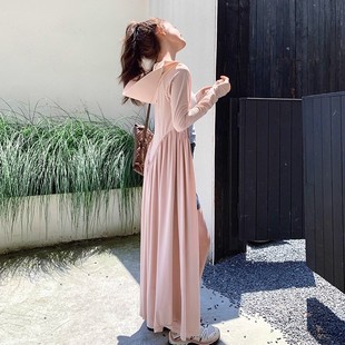New Style Sun Protection Clothing for Women, Long Ice Silk Hooded Summer Full-Body Uv Waist Slimming Long Skirt, Waist Sun Protection Clothing