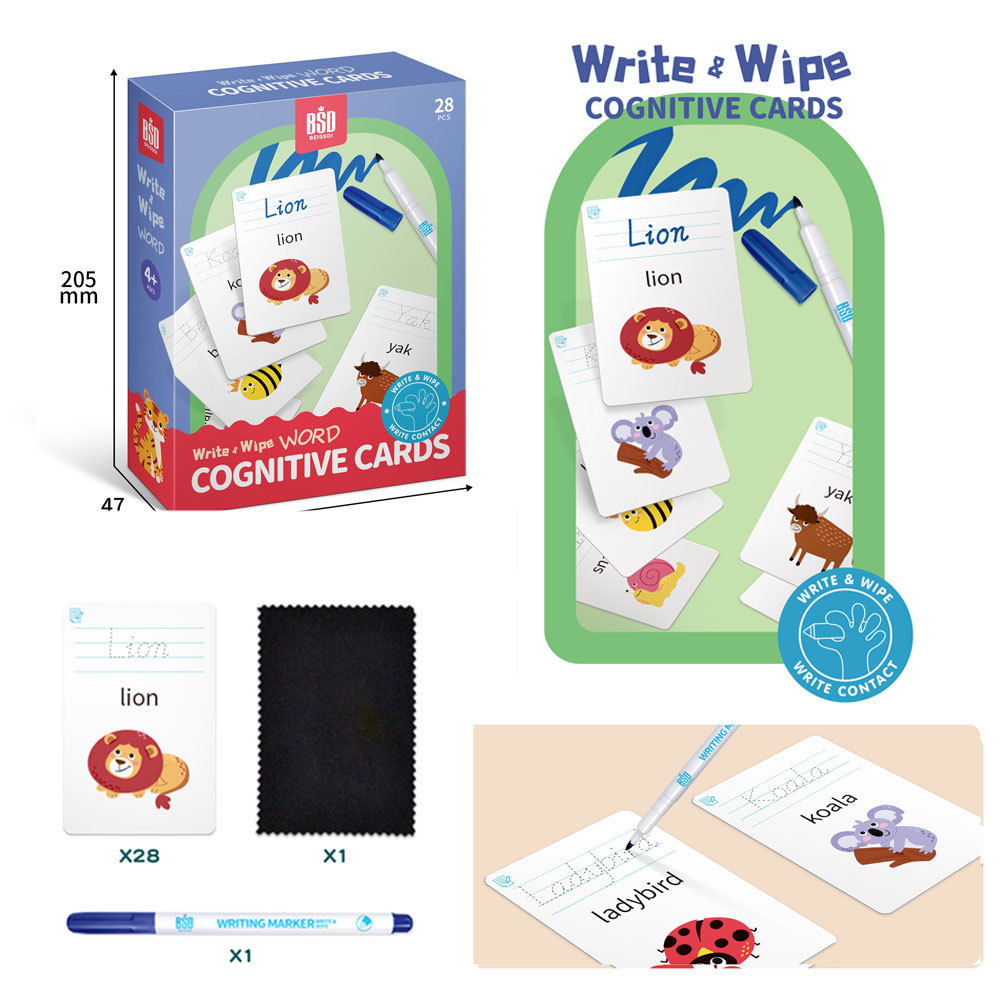 Inteligencia infantil ciencia y educación juguetes alfabeto de iluminación para niños ortografía cognitiva lectura y escritura tarjeta digital inglesa 28PCs