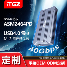 ITGZ USB4��̬Ӳ�̺�ASM2464 NVMeЭ��40Gbps�����׵�4/3���Ͻ�