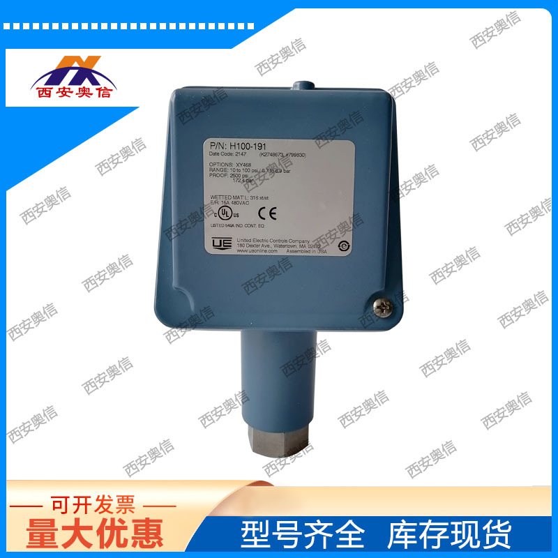 H100-191-M201-M446 316不锈钢开关 美国UE机械式开关 UE代理