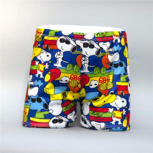 3-15 years old children's swimming trunks, boys' swimsuits, cartoon flat angle quick-drying swimsuits for small children, middle-aged and fat boys