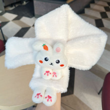 秋冬季新款儿童围巾潮韩国百搭小孩加厚保暖男女宝宝毛绒围脖可爱