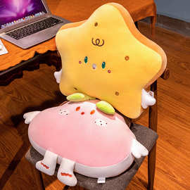 Q萌夹心饼干系列抱枕毛绒玩具巧克力芝士奶油玩偶沙发靠垫抱枕