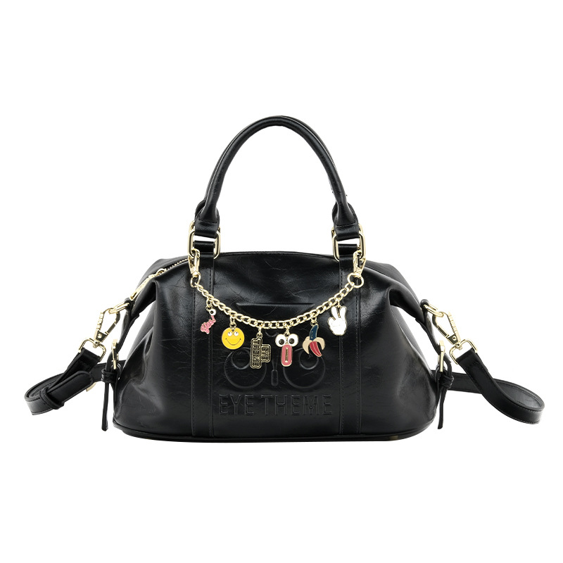 2025 damas casuales suaves PU de alto nivel bolso zipper de alto nivel europeo y americano camiseta PU oficina 2805 #